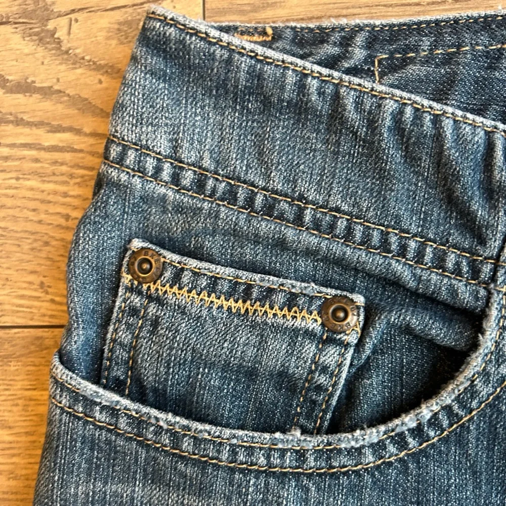 BKE Dark Blue Denim Long Shorts
